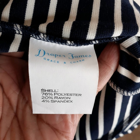 Draper James Striped Dress Nassau Navy Multi Size XL - Picture 11 of 12